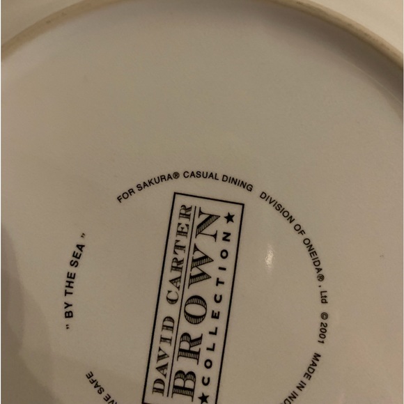 Three Lighthouse plates by David Carter Brown By The Sea Collection for Sakura - Picture 12 of 12